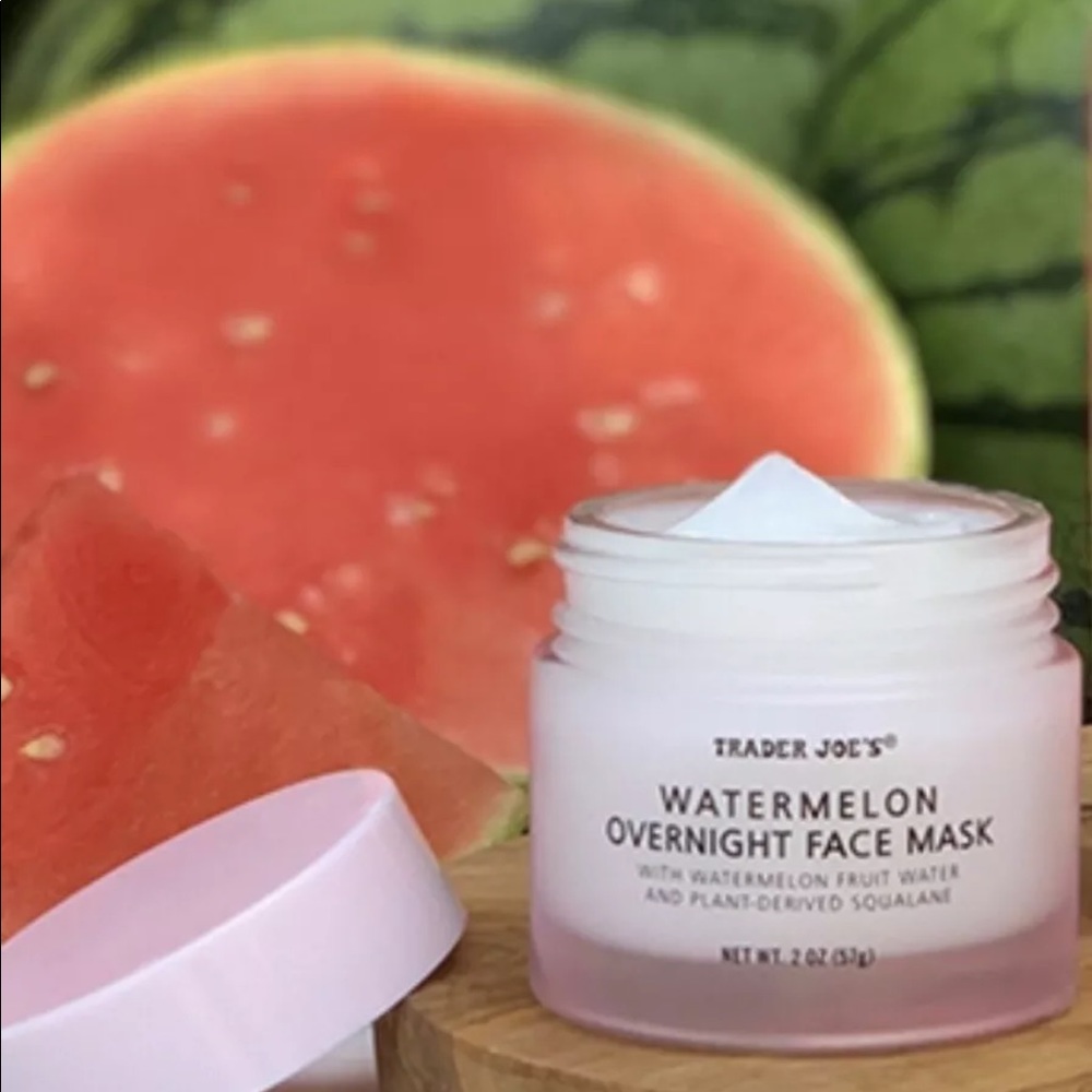 Trader Joe’s limited edition watermelon face mask